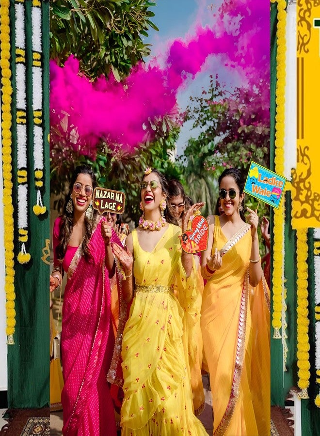 Wobbox Haldi Ceremony Decorations Items, Haldi Mehandi Decoration Items For Marriage (FP4651) - Image 5
